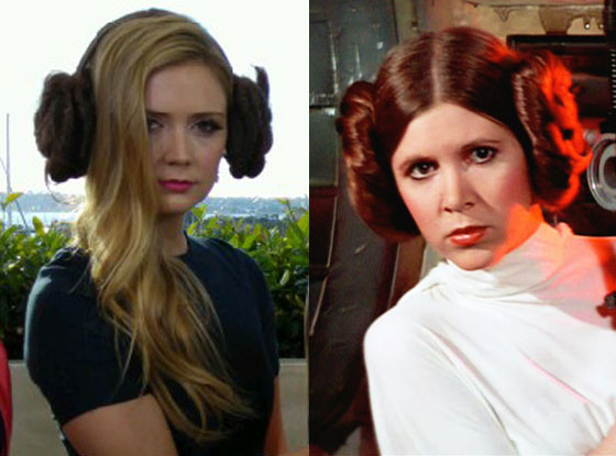 E! Takes Comic-Con, Carrie Fisher, Princess Leia, Billie Lourd E! Takes Comic-Con, Carrie Fisher, Princess Leia, Billie Lourd